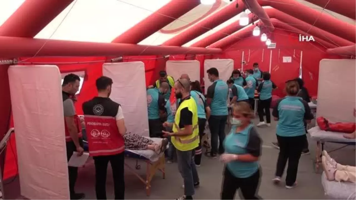 Türkiye-Azerbaycan kardeşliği MED EU MODEX 2023 Çanakkale Tıbbi Saha Uygulama Tatbikatında da devam ediyor