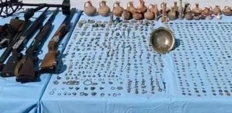 Çankırı'da Tarihi Eser Kaçakçılığı Operasyonu: 524 Eser Ele Geçirildi