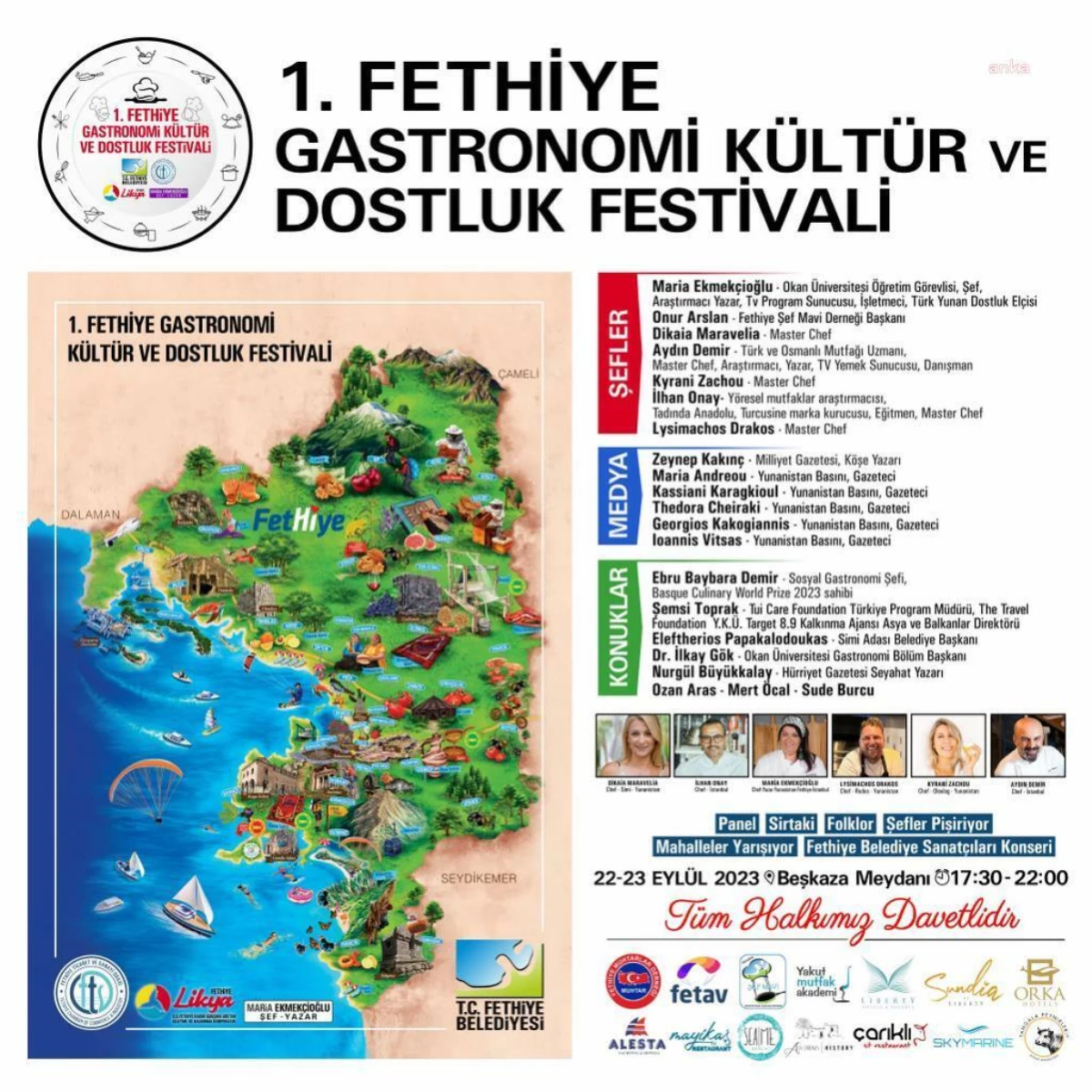 1. Fethiye Gastronomi Kültür ve Dostluk Festivali