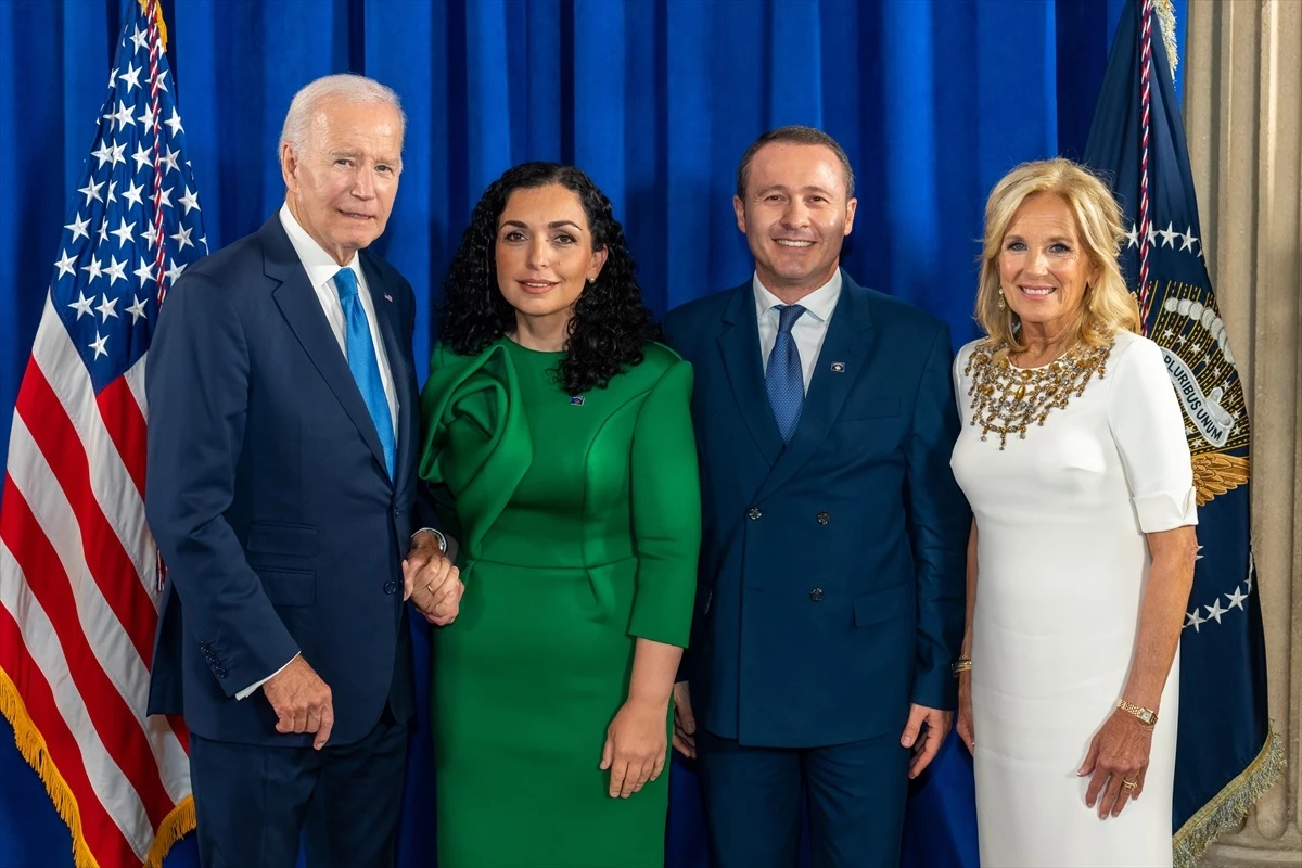 Kosova Cumhurbaşkanı Vjosa Osmani, ABD Başkanı Joe Biden\'dan güçlü garantiler aldı