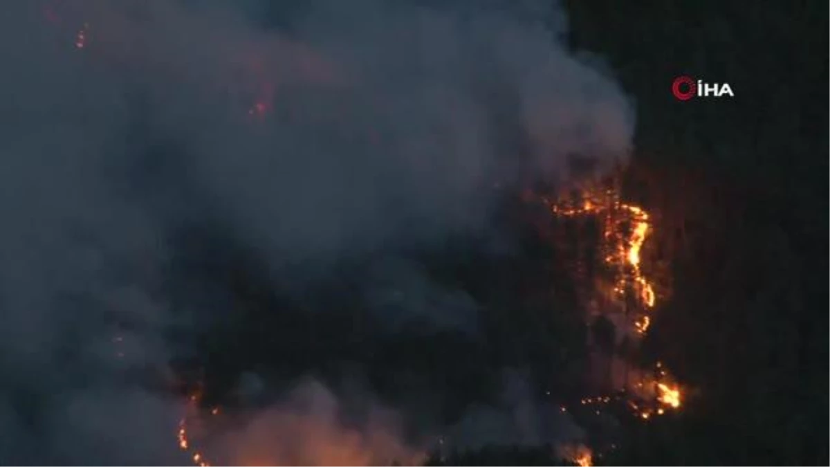 Karabük\'ün Ovacık ilçesinde orman yangını