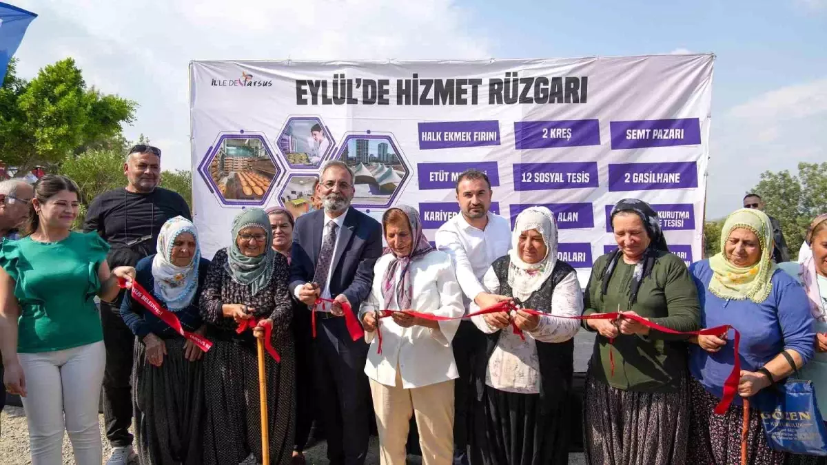 Tarsus Belediyesi, Köylerde Sosyal Tesislerin Yapımını Tamamladı