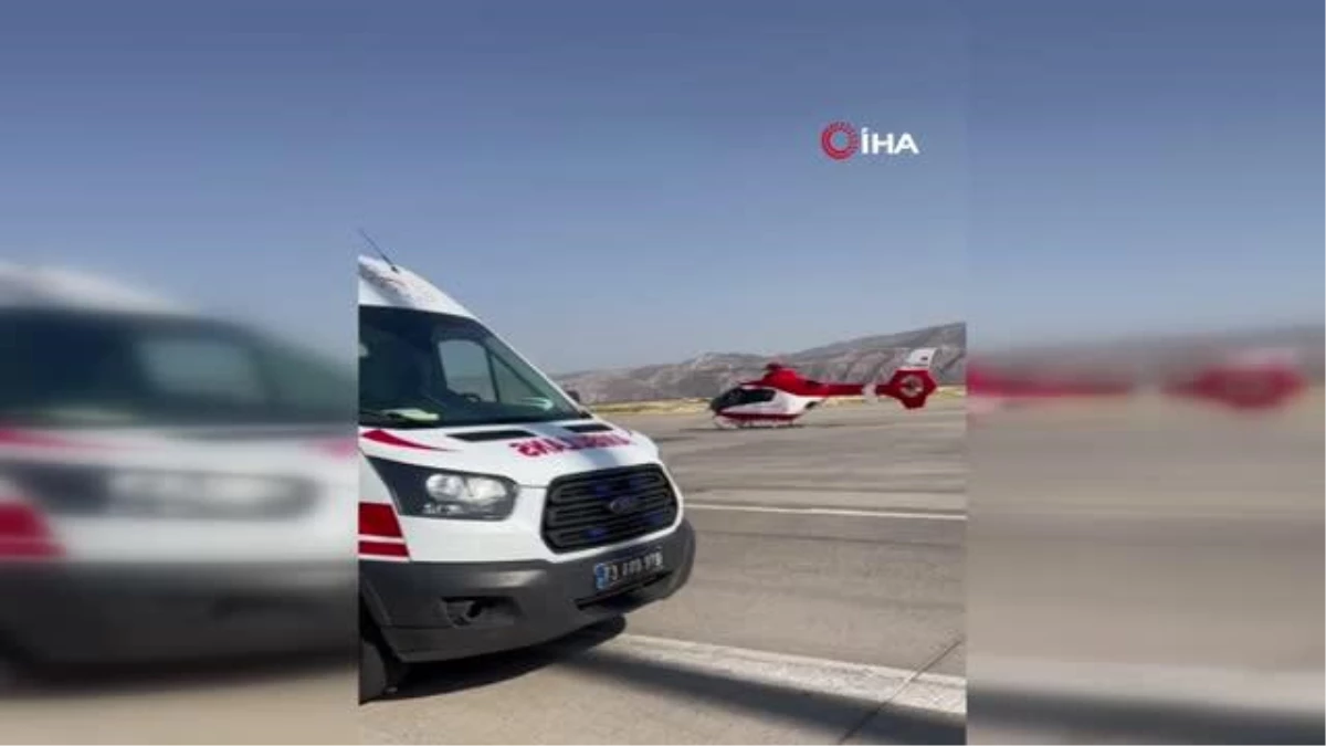 Ambulans helikopter Demhat bebek için havalandı
