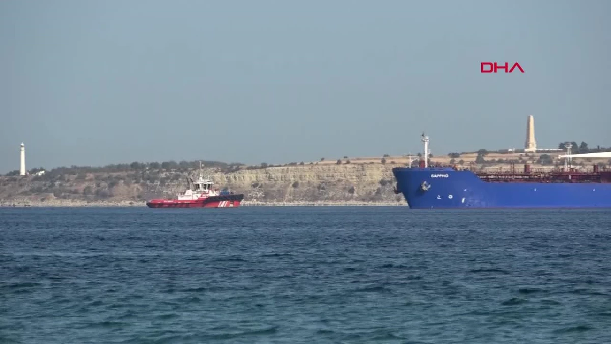 Bozcaada Demir Sahasına Götürülen Tanker Arızası Giderildi