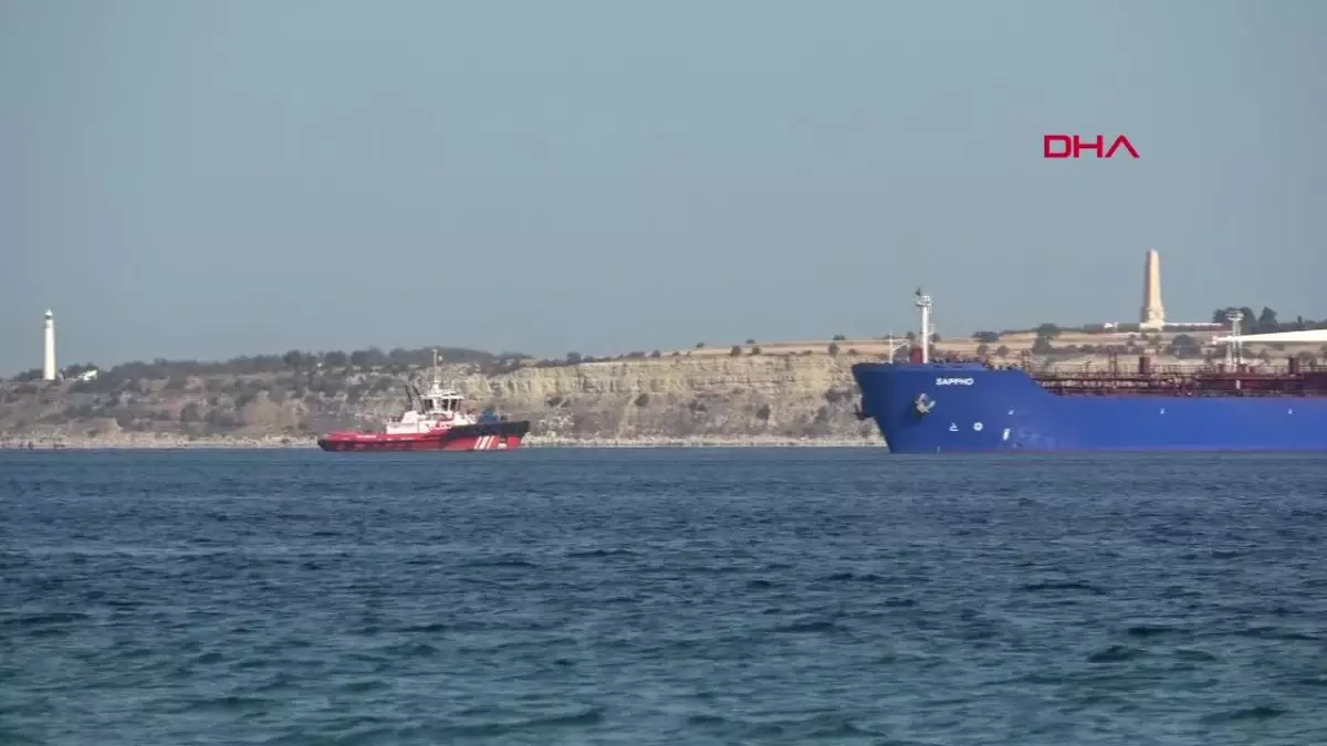 Bozcaada Demir Sahasına Götürülen Tanker Arızası Giderildi