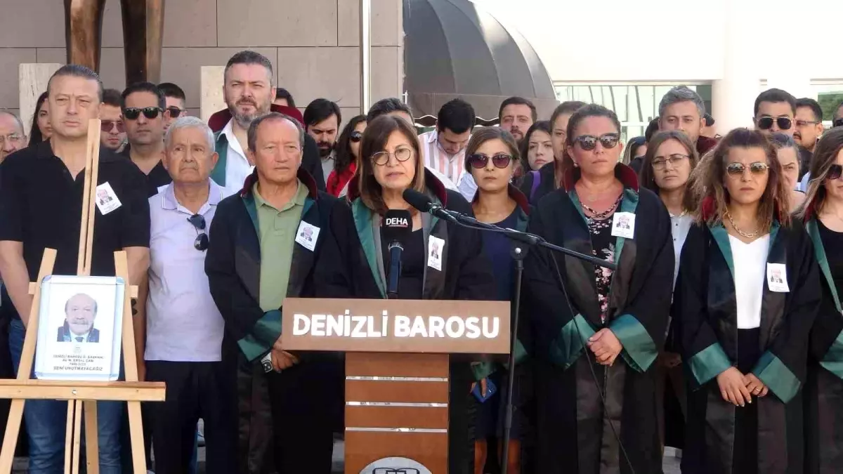 Denizli Barosu, Bodrum\'da öldürülen avukat ve emekli müdür için açıklama yaptı