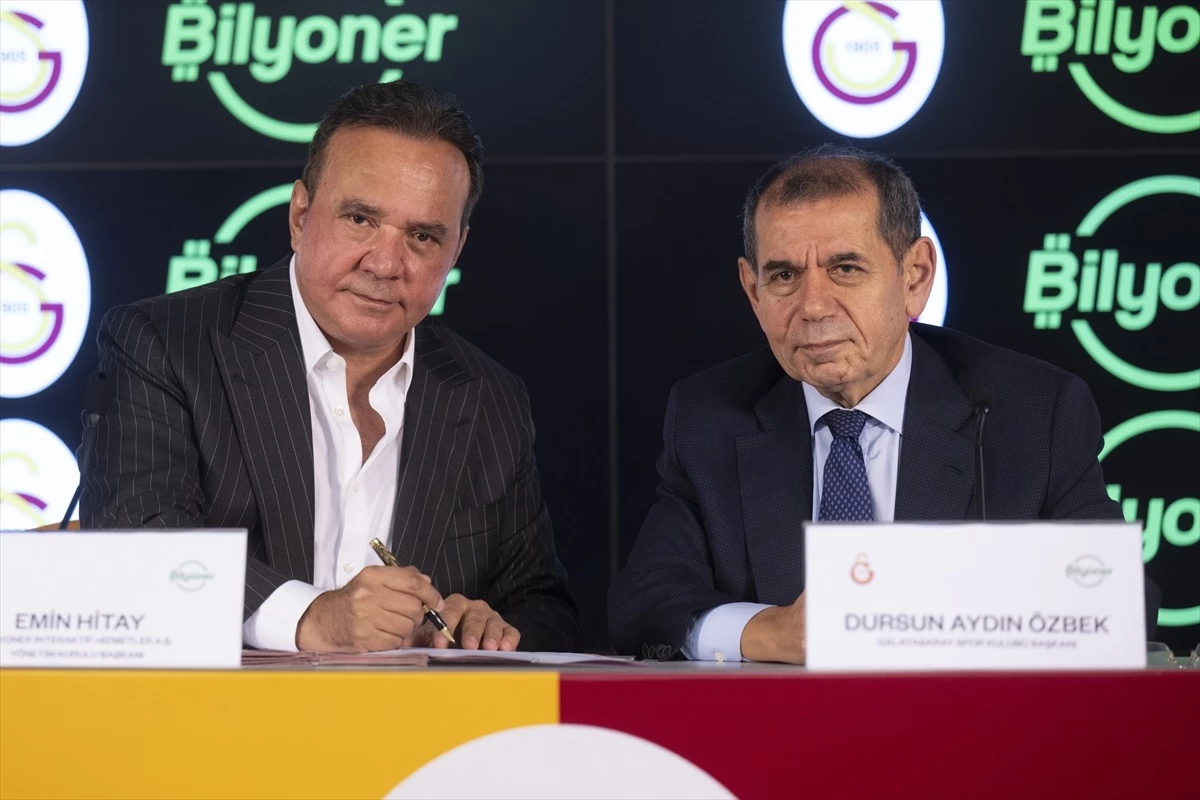 Galatasaray Kulübü ile Bilyoner Arasında Sponsorluk Anlaşması İmzalandı