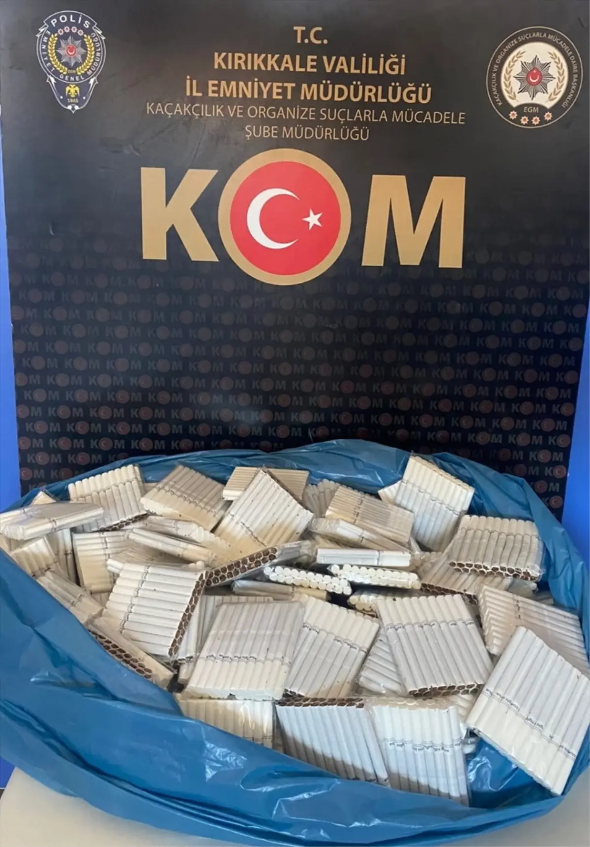 Kırıkkale\'de Gümrük Kaçağı Kozmetik ve Kaçak Tütün Operasyonu