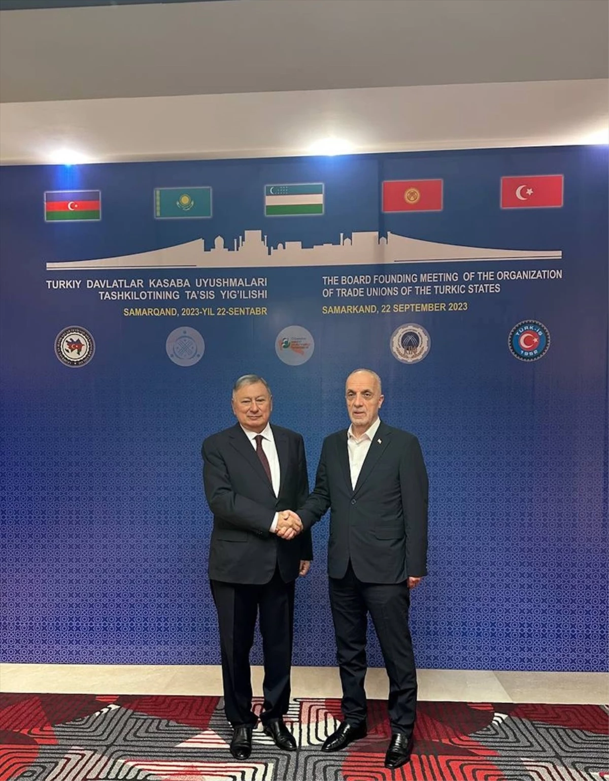 Türk Devletleri Sendikalar Teşkilatı Kuruluş Toplantısı Semerkant\'ta Gerçekleştirildi