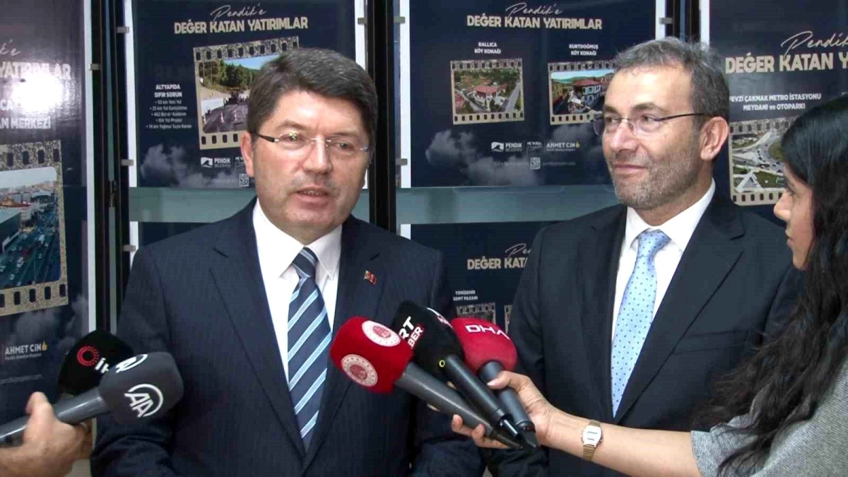Adalet Bakanı Tunç, İstanbul\'da gazetecilerin sorularını yanıtladı Açıklaması