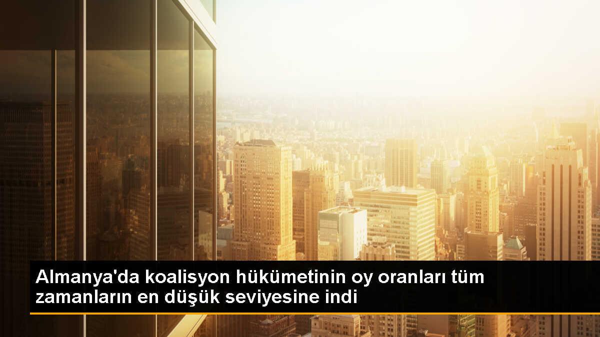 Almanya\'da iktidardaki koalisyon hükümetinin oy oranı düşüyor