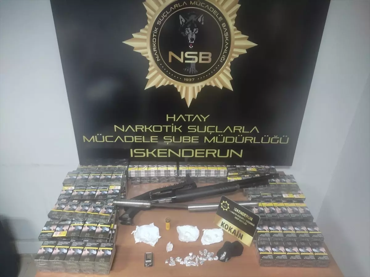 İskenderun\'da kaçakçılık operasyonunda 1 şüpheli tutuklandı