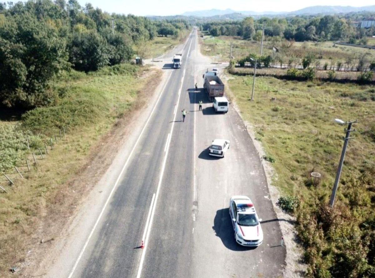 Zonguldak\'ta Jandarma Ekipleri Cep Telefonu Kullanımını Dronlarla Denetledi