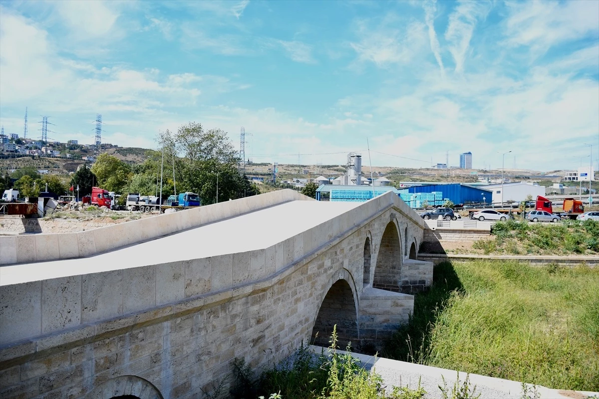 Kocaeli Dilovası\'ndaki Sultan Süleyman Köprüsü restorasyonu tamamlandı