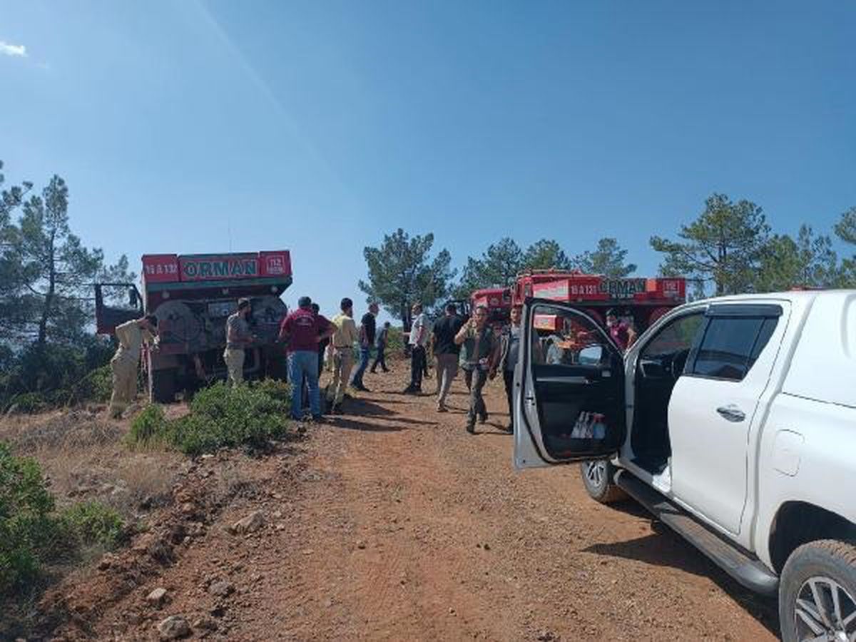 Kütahya'da çıkan orman yangını 3 saatte kontrol altına alındı
