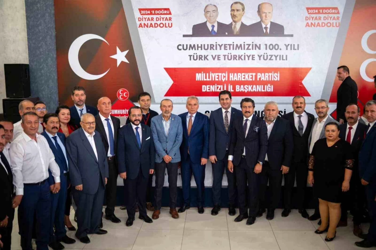 MHP Denizli İl Kongresinde Yeniden Göreve Seçilen İl Başkanı Mehmet Ali Yılmaz, 2024 Mahalli İdareler Seçimlerinde MHP ve Cumhur İttifakı\'nın Şehre Damga Vuracağını Belirtti
