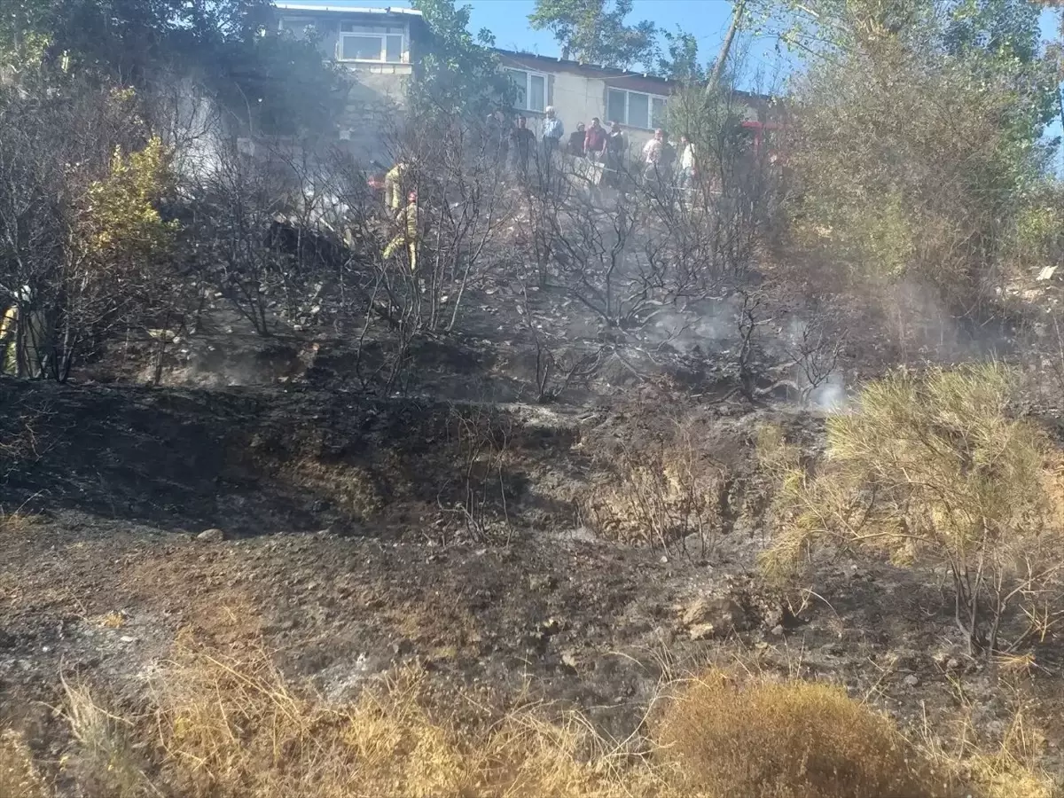 Pendik\'te otluk alanda çıkan yangın söndürüldü