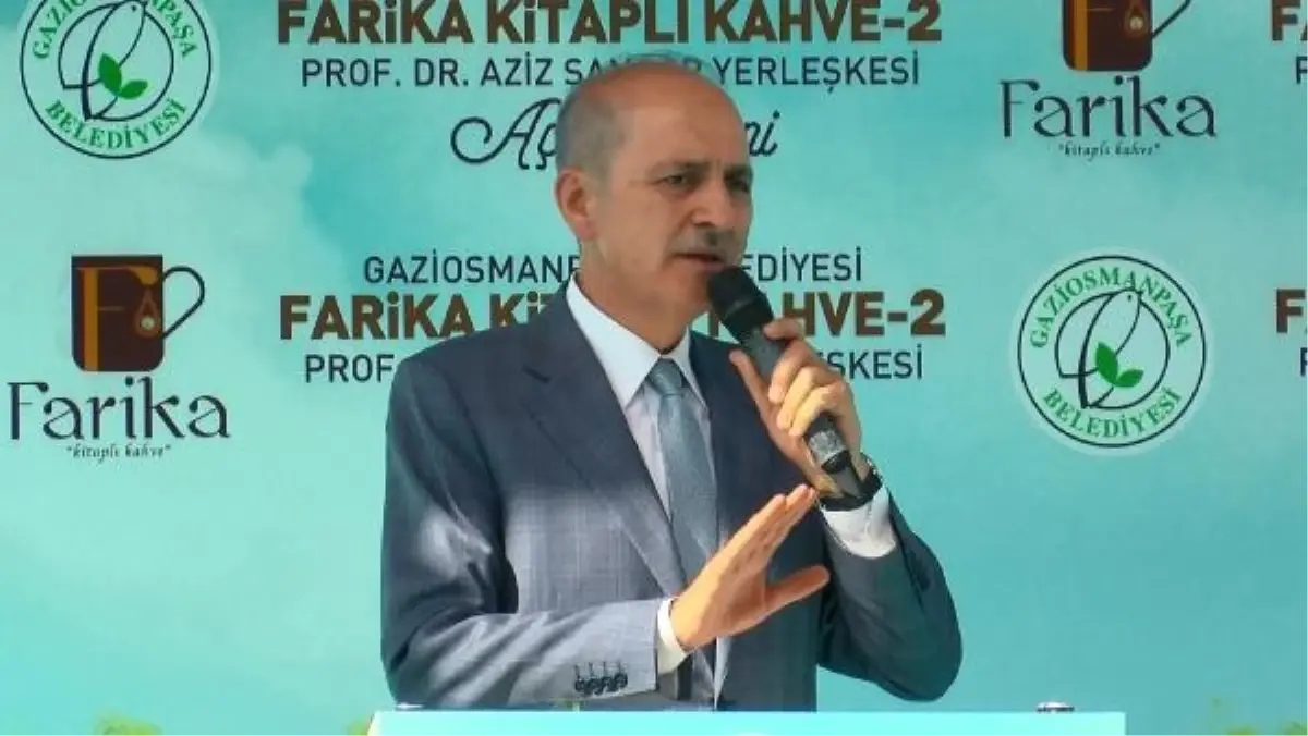 TBMM Başkanı Numan Kurtulmuş, Farika 2 Kitaplı Kahve Prof.Dr. Aziz Sancar Yerleşkesi\'nin açılış törenine katıldı