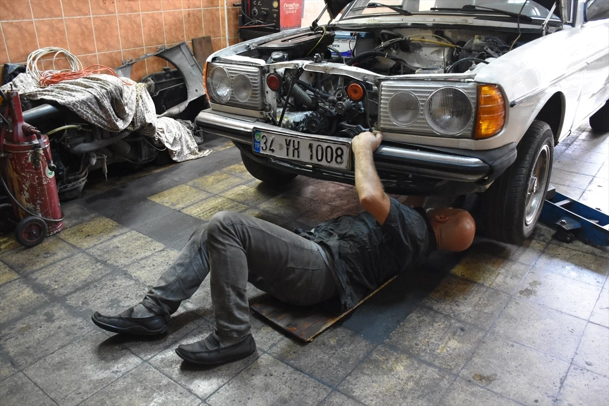 Trabzon\'da oto tamircisi 45 yıldır sadece Mercedes-Benz araçları tamir ediyor