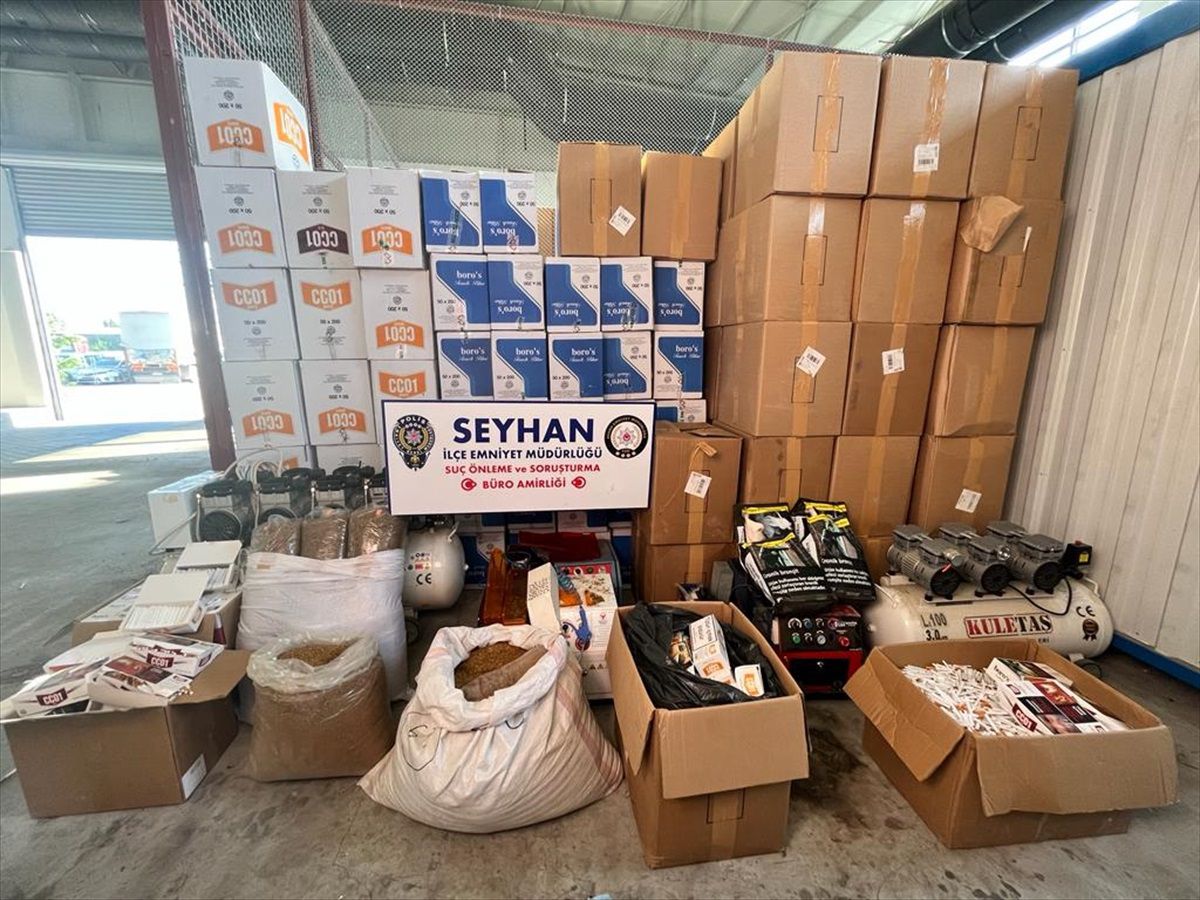 Adana\'da Kaçak Sigara İmalatı Operasyonu: 3 Şüpheli Gözaltına Alındı