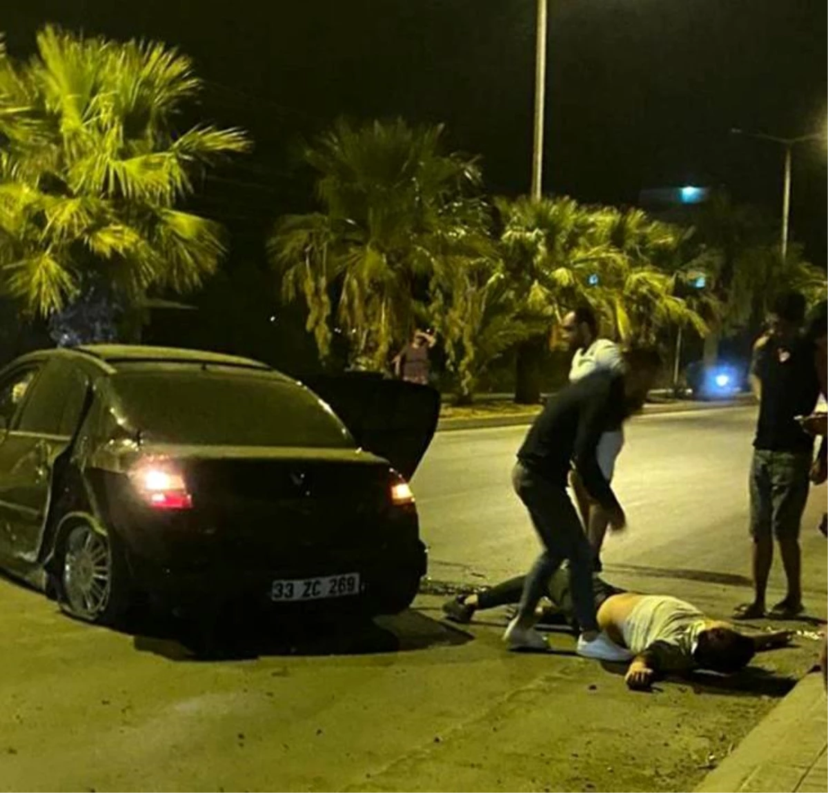 Mersin\'de trafik kazası: 1 kişi yaralandı