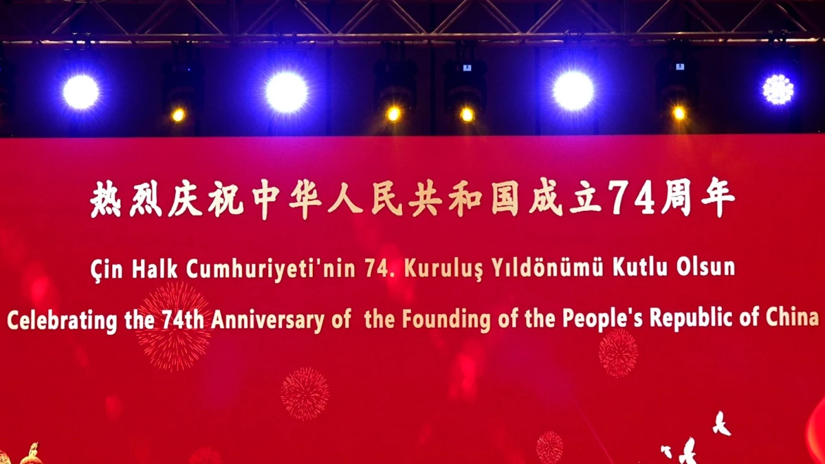 Çin Halk Cumhuriyeti\'nin 74. kuruluş yıldönümü İstanbul\'da kutlandı