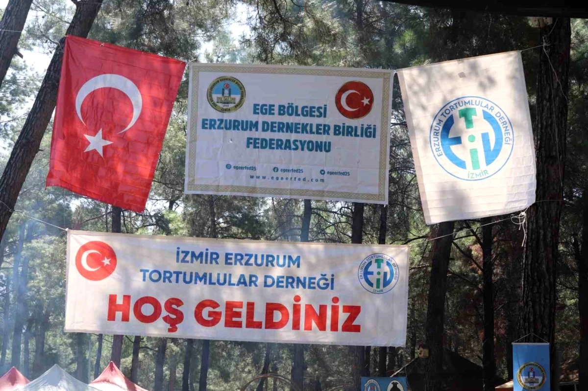 İzmir Erzurum Tortumlular Derneği, piknik şöleni düzenledi