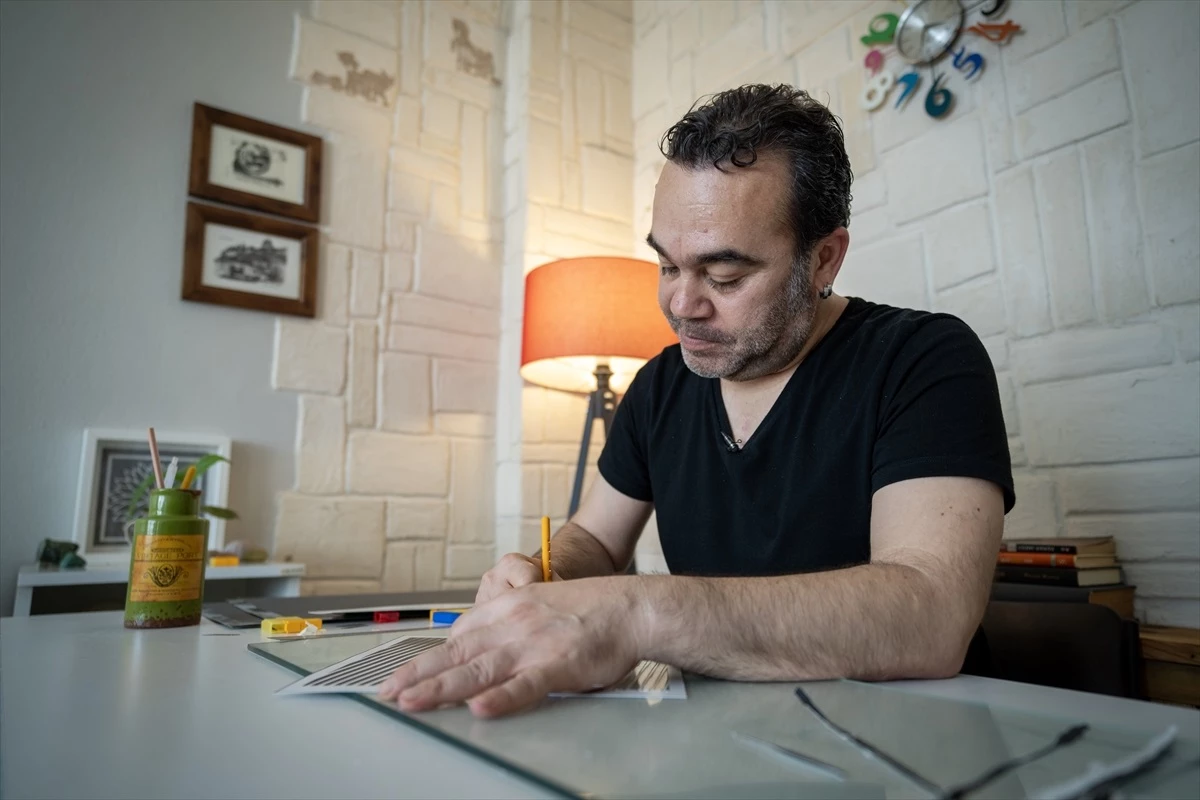 Kilisli Sanatçı Sinan Kanmaz, Kat\'ı Sanatında Usta Sanatkarlar Yetiştirmeyi Hedefliyor
