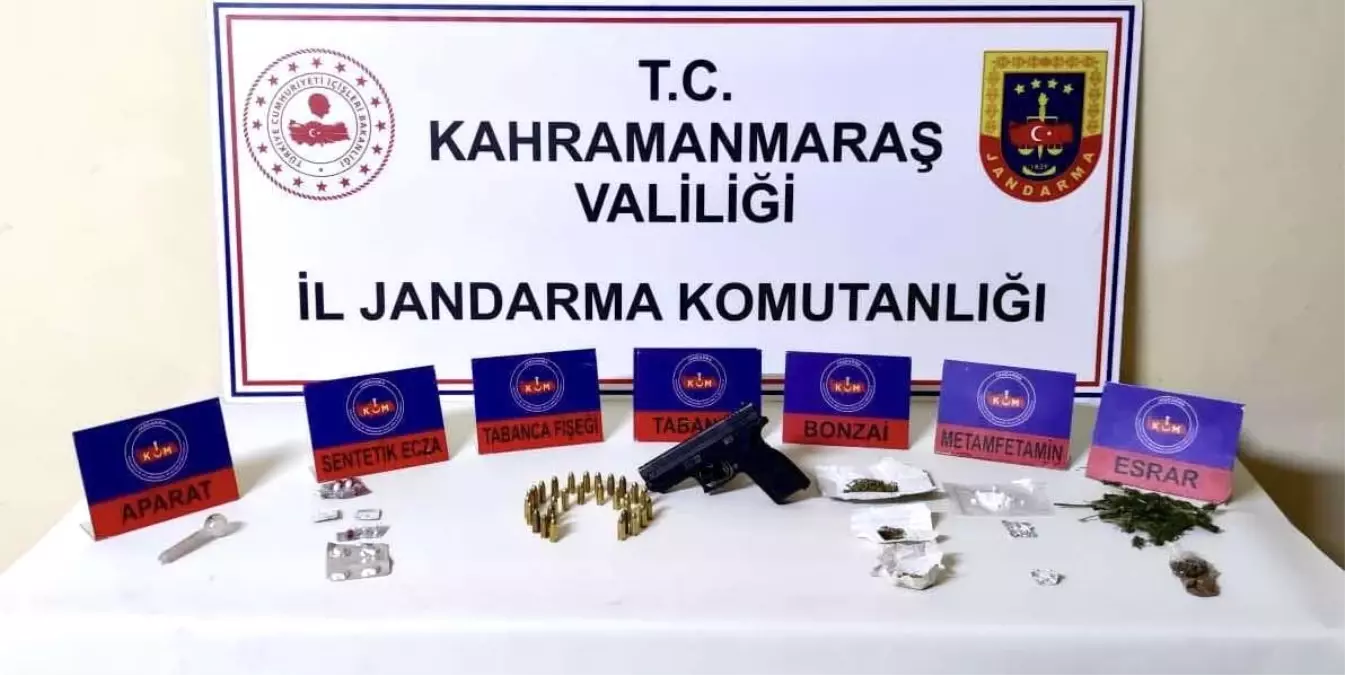 Kahramanmaraş\'ta Narkotik Uygulamasında İki Hükümlü Yakalandı