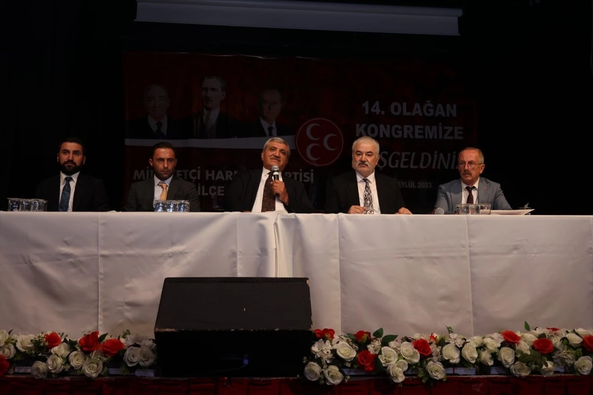 MHP Gölbaşı İlçe Başkanı Musa Şahin, 14. Olağan Genel Kurulda seçildi
