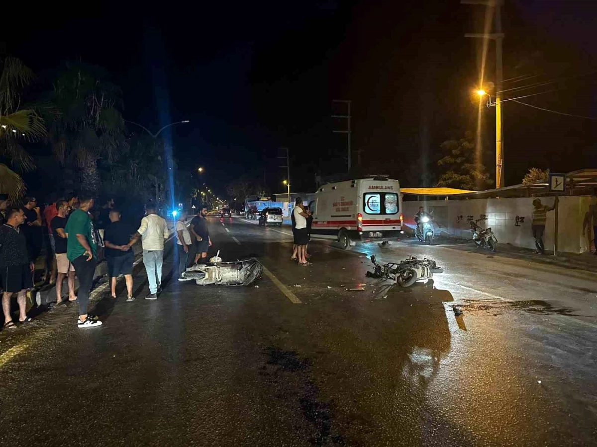 Milas\'ta motosiklet kazası: 1 kişi ağır yaralandı