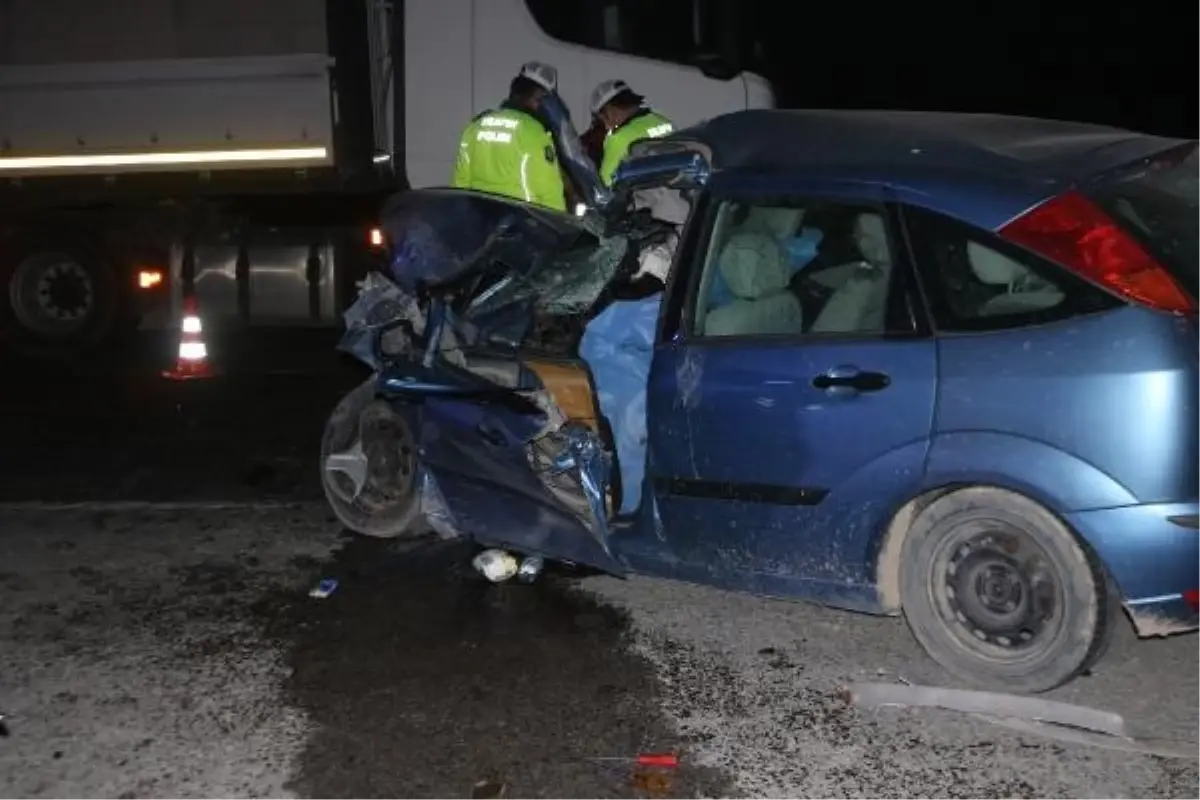 Kayseri Yolunda Kaza: 1 Ölü, 2 Yaralı