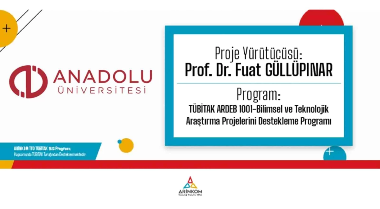 Prof. Dr. Güllüpınar\'ın projesi destek almaya hak kazandı