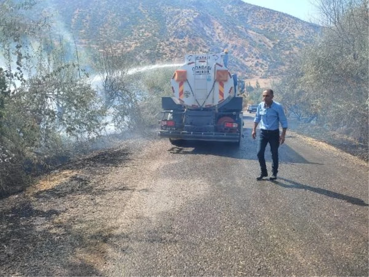 Siirt\'te Tarım Arazisinde Çıkan Yangın Kontrol Altına Alındı