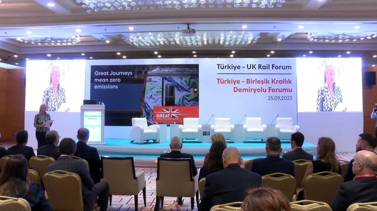 Birleşik Krallık-Türkiye Demiryolu Forumu Ankara\'da düzenlendi