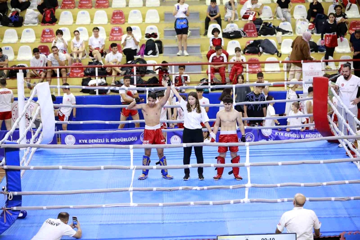 Denizli\'de düzenlenen 5. İllerarası Kick Boks Ligi 2. Etap Müsabakaları sona erdi