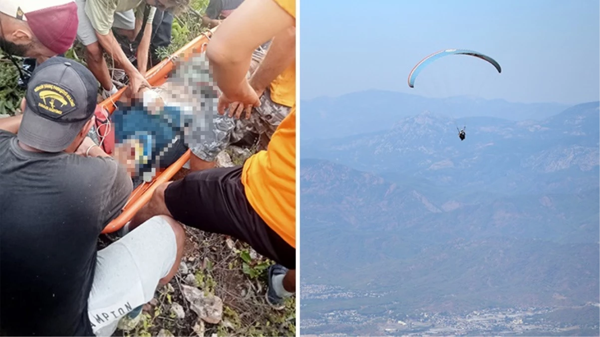 Antalya\'da yamaç paraşütü kazası: 1 turist hayatını kaybetti