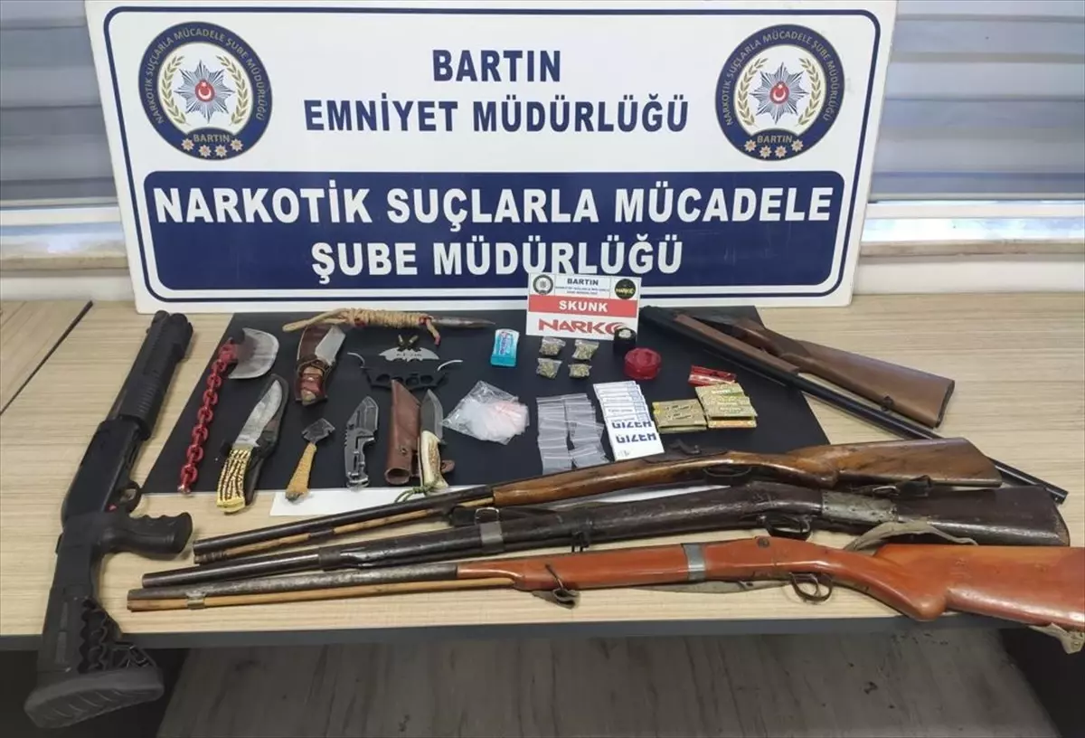Bartın\'da Uyuşturucu Operasyonunda 4 Şüpheli Tutuklandı