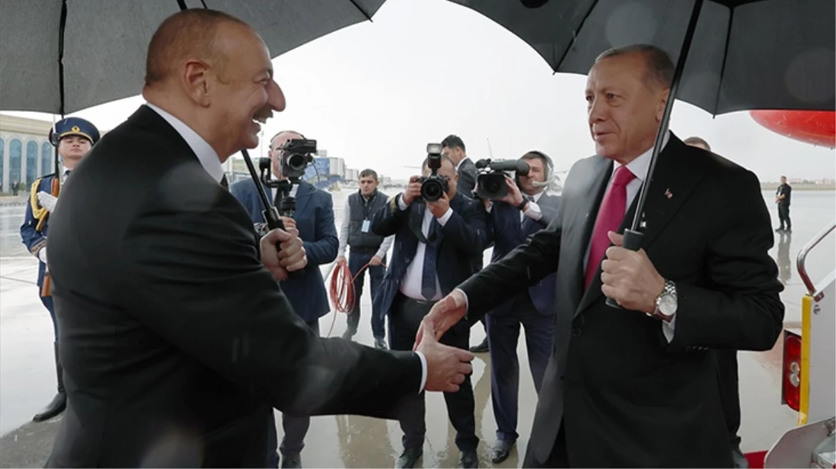 Cumhurbaşkanı Erdoğan ile Aliyev arasında güldüren diyalog: Bizim oralar yanıyor senin buralar rahmet