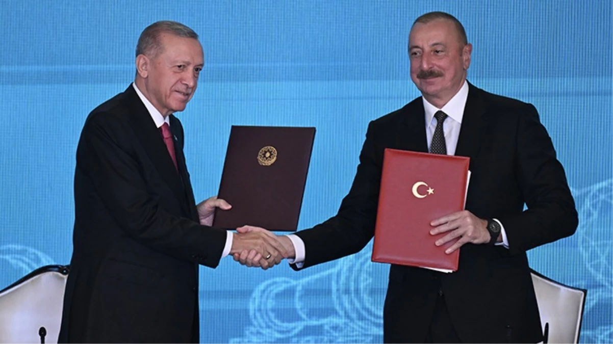 Cumhurbaşkanı Erdoğan Nahçıvan\'da! Azerbaycan\'la 3 anlaşma imzalandı