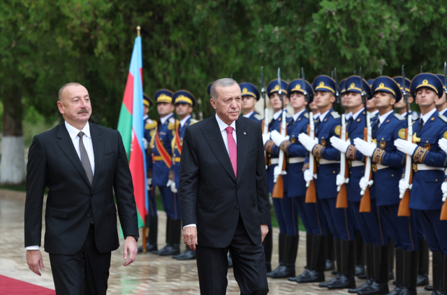 Cumhurbaşkanı Recep Tayyip Erdoğan ve İlham Aliyev görüştü