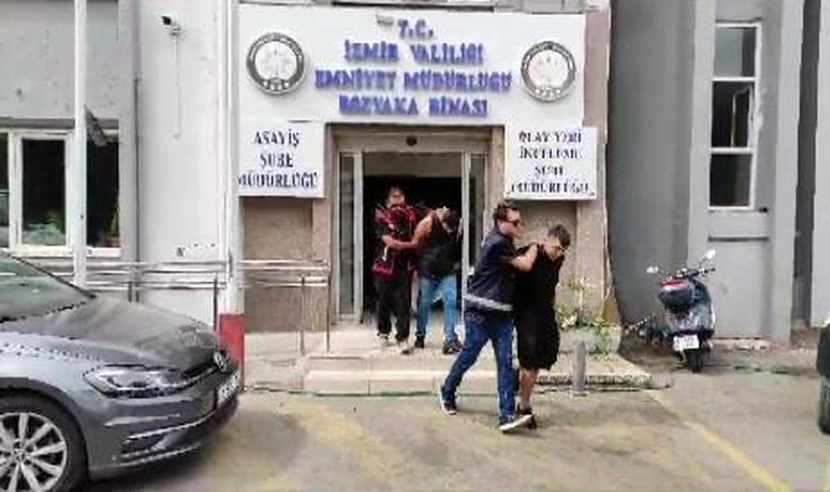 İzmir\'de Motosiklet Saldırısı: 5 Şüpheli Gözaltına Alındı