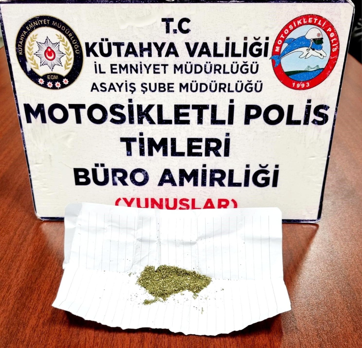 Kütahya\'da Motosikletli Polis Timlerince Uyuşturucu Operasyonu