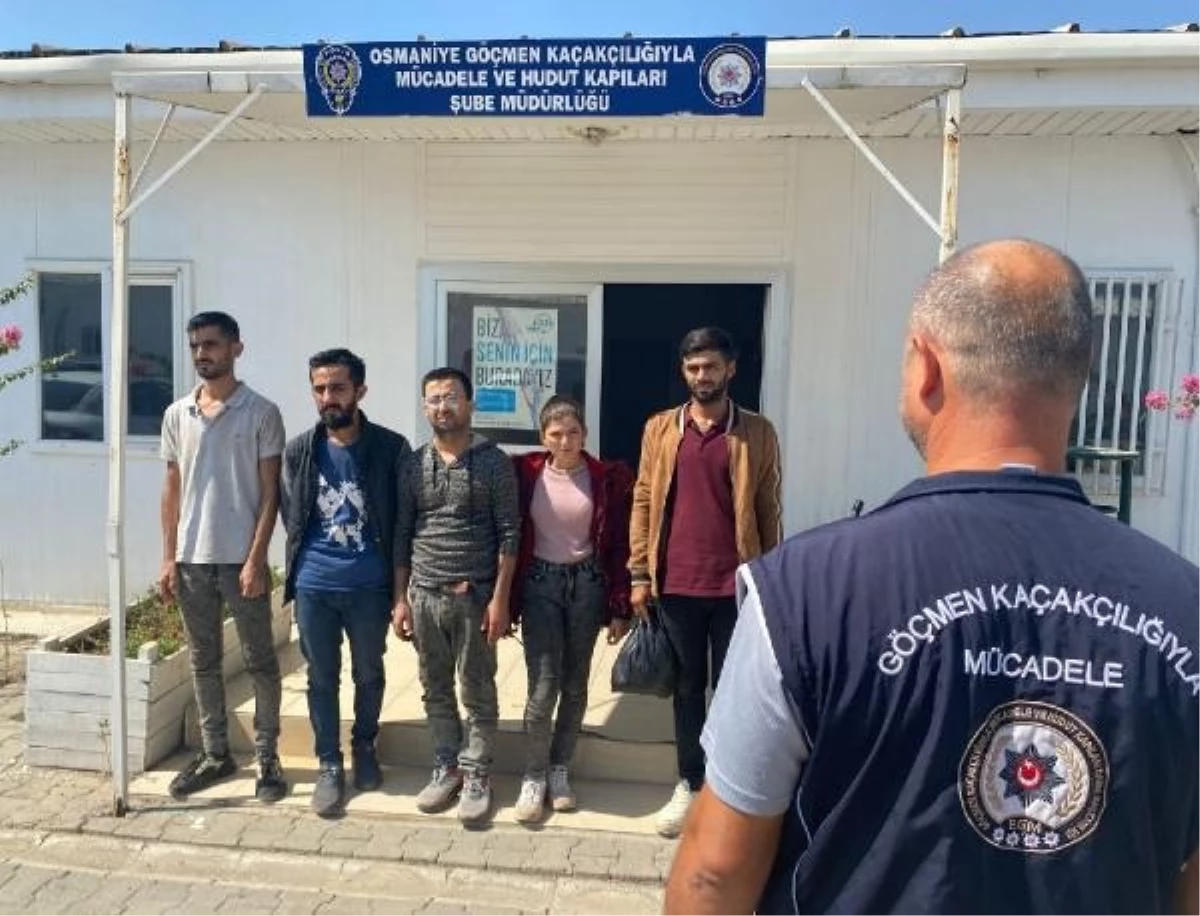 Osmaniye\'de 17 Suriyeli kaçak göçmen yakalandı