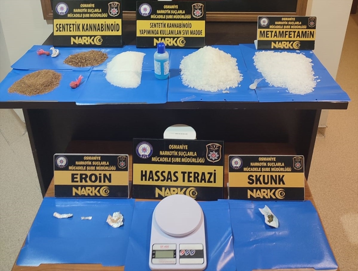 Osmaniye\'de uyuşturucu operasyonunda 46 şüpheli gözaltına alındı