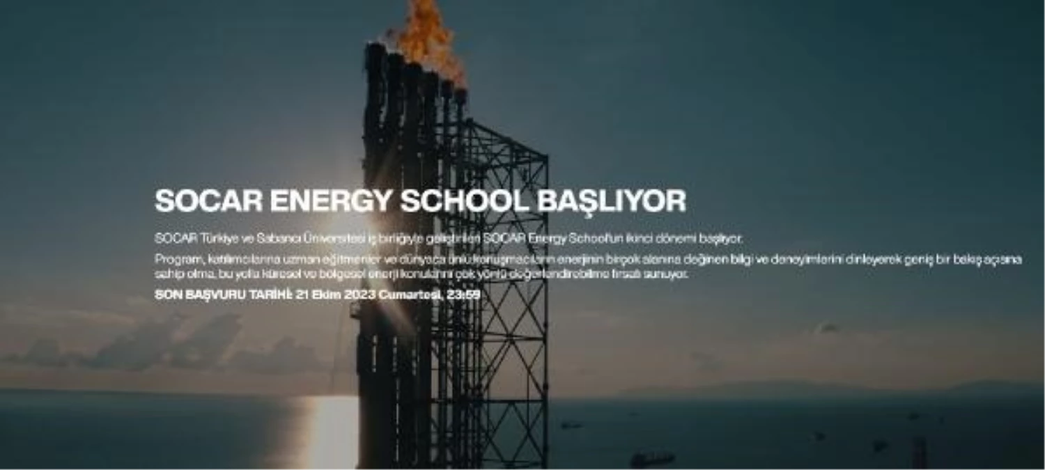 SOCAR Energy School Sertifika Programı Başlıyor