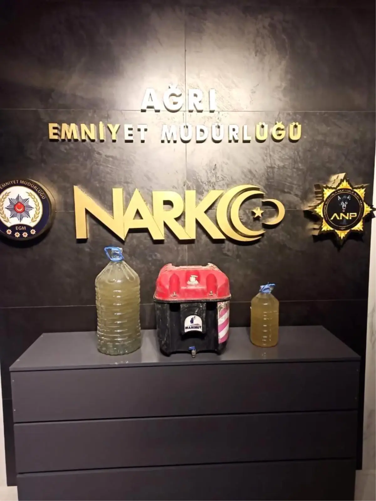 Ağrı\'da İran uyruklu şahsın kullandığı tırda 24 kilo 810 gram sıvı metamfetamin ele geçirildi