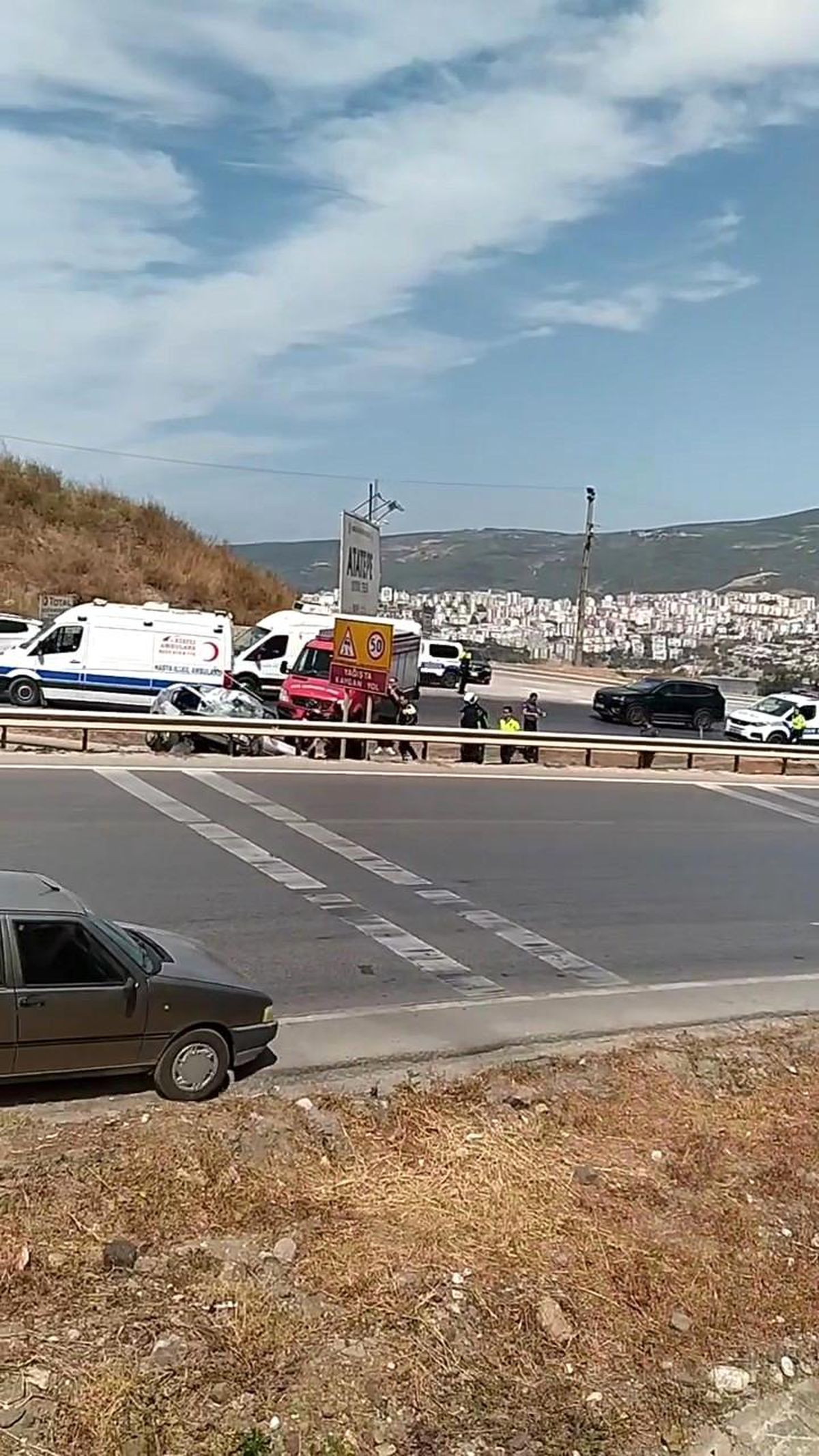Bursa\'da kaza: 2 kişi yaralandı