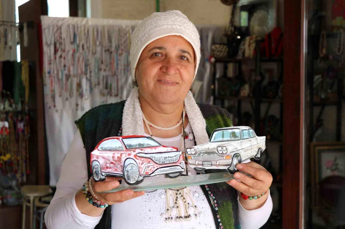 Kırşehir\'de Anne ve Oğul Cam Sanatıyla Eserler Yaratıyor
