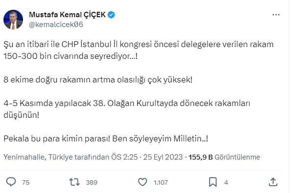 Ekrem İmamoğlu, Özgür Çelik'i desteklemeleri için delegelere rüşvet mi verdi? Kılıçdaroğlu'nun avukatının paylaşımı kafaları karıştırdı